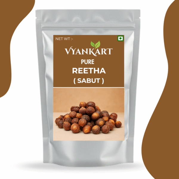 Vyankart Sabut Reetha – Natural Hair Cleanser & Skin Care Herb (Premium Quality)
