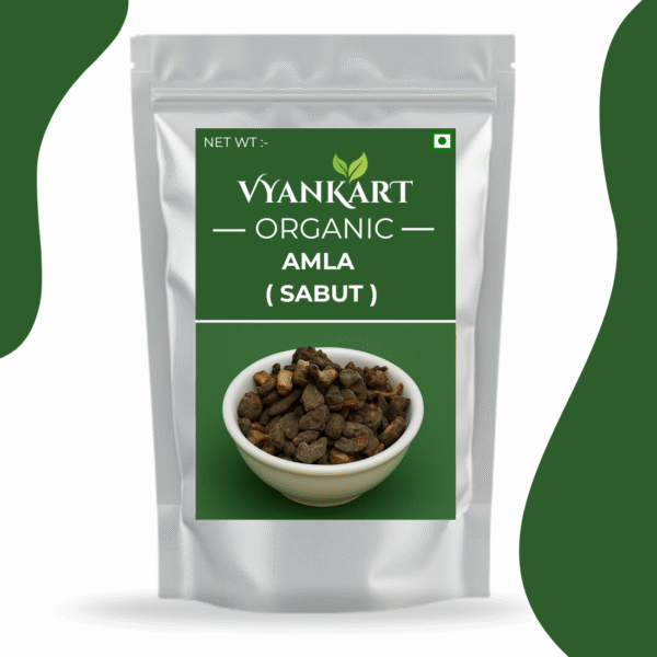 Vyankart Amla Sabut (Whole Dried Indian Gooseberry) – 100% Natural | Rich in Vitamin C | Ayurvedic Digestive & Hair Care Remedy