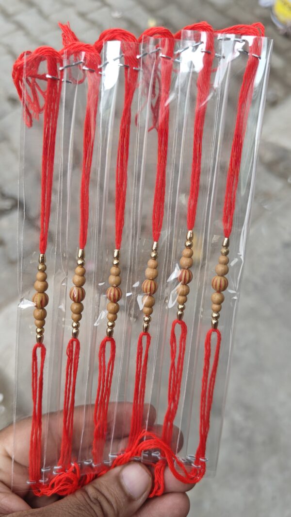 Sandalwood Beads Rakhi Set (Pack of 6)